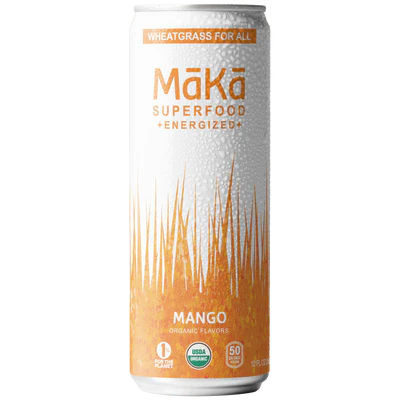 Maka White Grapes Mango Energize (Pack of 12-12 Fl Oz) - Cozy Farm 