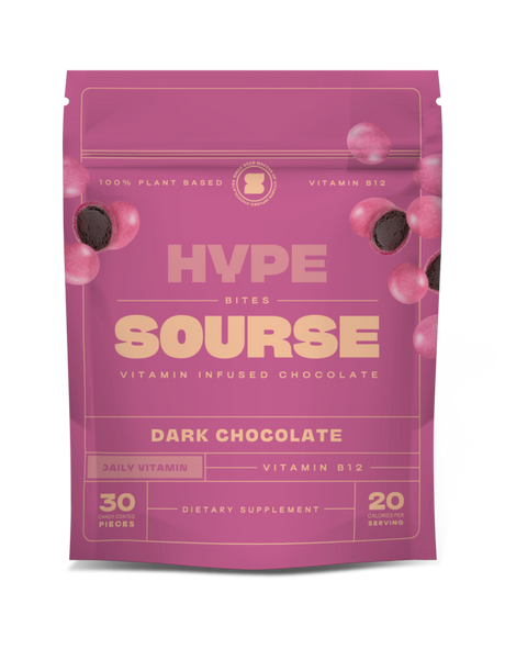Hype Bites Chocolat: Vitamin Infused, 6-Pack 2.2 Oz - Cozy Farm 