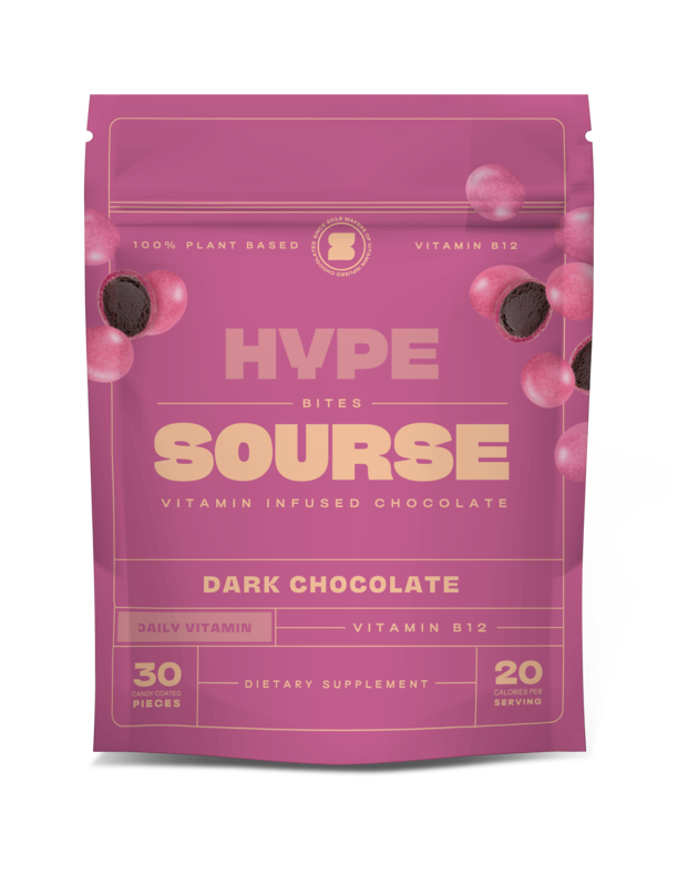 Hype Bites Vitamin Infused Chocolat (Pack of 6 2.2 Oz) - Cozy Farm 