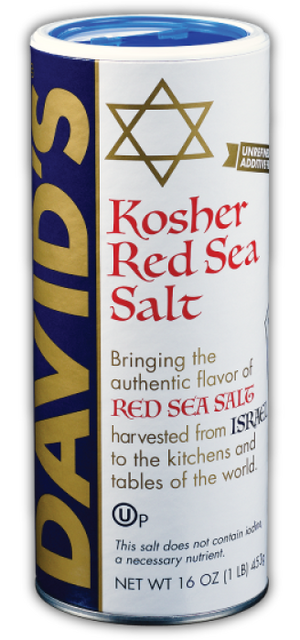 David's Premium Red Kosher Sea Salt (12 x 16 oz) - Cozy Farm 