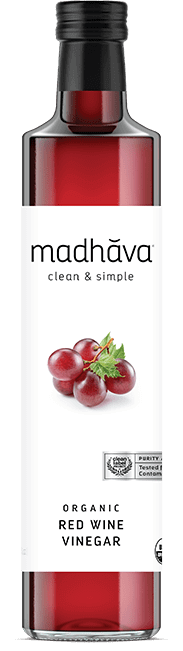 Madhava Vinegar, Red Wine 16.9 Oz (Pack of 6) - Cozy Farm 