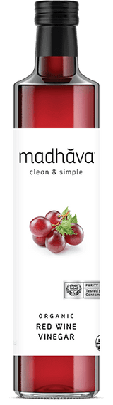 Madhava Vinegar, Red Wine 16.9 Oz (Pack of 6) - Cozy Farm 