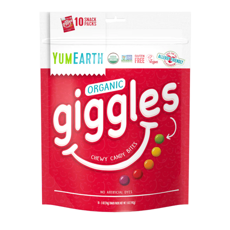 YumEarth Organic Candy Bites Giggles, Pack of 6 - Cozy Farm 
